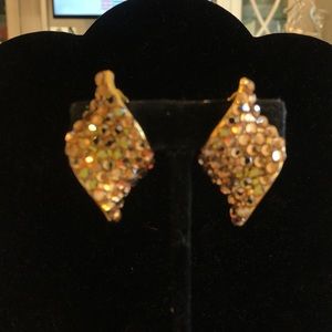 Light Colorado Austrian Crystal Twist Style Earrings-Boutique